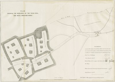 Dudley - Kaivostyöt: litografia ja [?1800-luku] (painettu) tekijältä School English