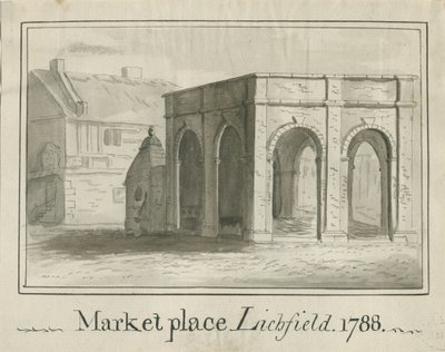 Lichfield - Market Place: seepiapesupiirros tekijältä School English