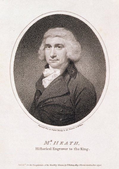 Mr Heath, Historical Engraver to the King, julkaissut T. Bellamy Monthly Mirror -lehden omistajille. tekijältä School English