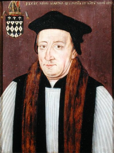 Muotokuva William of Waynfletesta, piispa Wayneflete (öljy paneelissa) tekijältä School English