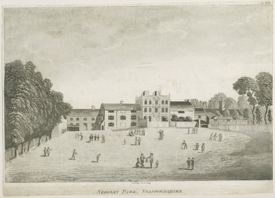 Sedgley Park School: akvatintakaiverrus, nd [c 1797] (tulostus) tekijältä School English