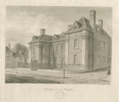 Staffordshire Hall: akvarellimaalaus tekijältä School English