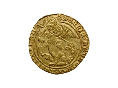 Tudor-kolikko Asthall Hoardista tekijältä School English