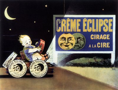 Mainos vahakiillotuksesta "" Eclipse Creme"" tekijältä School French