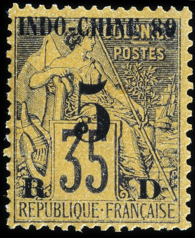 Ranskan Indokiinan postimerkki tekijältä School French