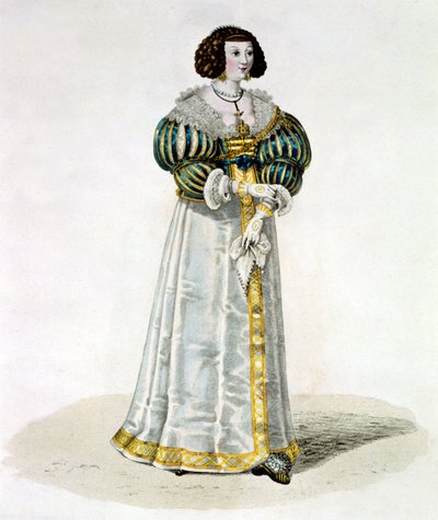Louise de La Fayette eli Madame de Lafayette (värikaiverrus) tekijältä School French