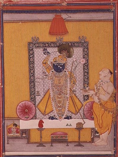 Kuva Krishnasta palvojan kanssa tekijältä School Indian