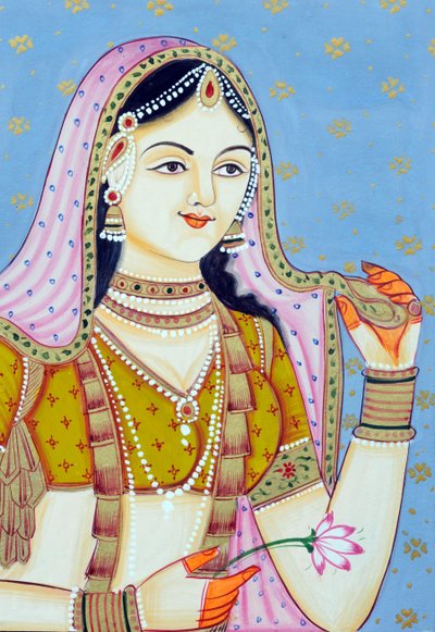 Jodha Bain miniatyyrimaalaus tekijältä School Indian