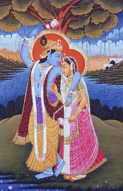 Radha Krishnan miniatyyrimaalaus, Intia tekijältä School Indian