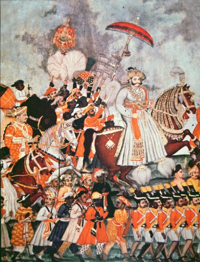 Suuri Akbar (väri litho) tekijältä School Indian