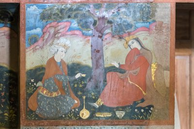 Tuoreena Chehel Sotoun Palacessa, Esfahanissa, Iranissa tekijältä School Iranian