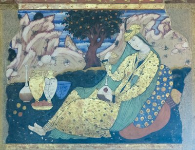 Tuoreena Chehel Sotoun Palacessa, Esfahanissa, Iranissa tekijältä School Iranian