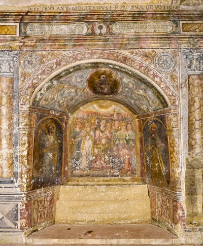 Fresko Santa Maria della Palomban kirkossa tekijältä School Italian