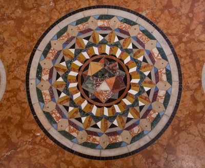 Pyhän Markuksen basilika, kirkko, jalkakäytävä (mosaiikki) tekijältä School Italian