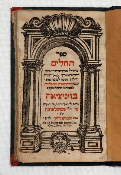 Kirja Tehilim (kirja kaiverruksella) tekijältä School Jewish
