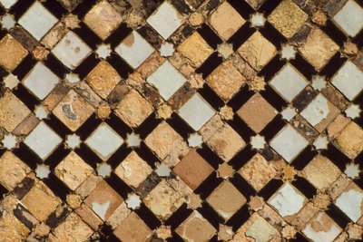 Chella necropolis, yksityiskohta koristepaneelista (mosaiikki) tekijältä School Moroccan