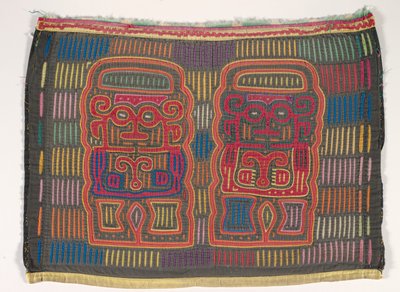 Painel de camisa (mola), Povo Kuna, Ilhas San Blas, c.1950 (algodão aplicado) finlandês tekijältä School Panamanian