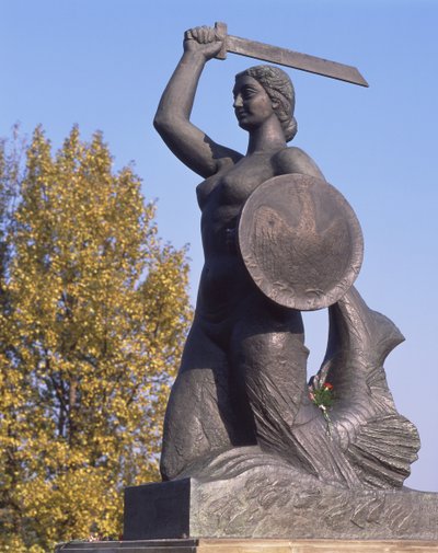 Merenneidon muistomerkki (pronssi) tekijältä School Polish