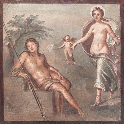 Endymion ja Selene, Herculaneum tekijältä School Roman