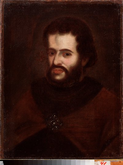 Tsaari Ivan V Aleksejevitšin (1666-1696) muotokuva. Venäläisen mestarin maalaus, öljy kankaalle, 1700-luvun alku. Komin tasavallan kansallinen taidegalleria, Sykyivkar (Venäjä). tekijältä School Russian
