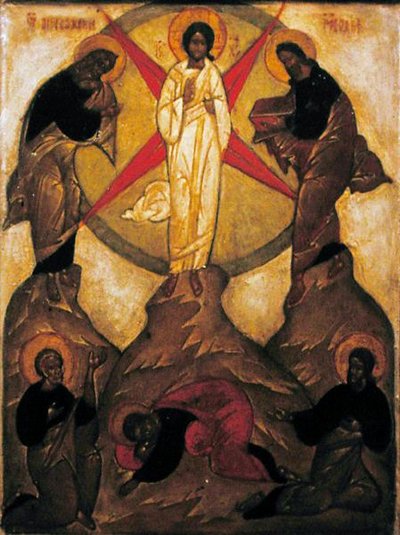 Agony in the Garden (tempera ja kultalehti paneelissa) tekijältä School Russian