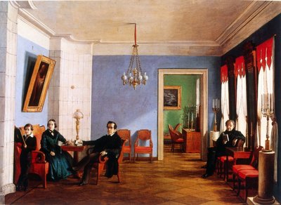 Batinieva-perhe asunnossaan Moskovassa tekijältä School Russian