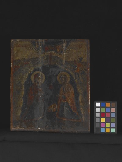 Jeesuksen Kristuksen Genesis (tempera puulla) tekijältä School Russian