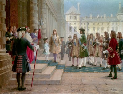 Tsaari Pierre Le Grand (1672-1725), jonka Ludvig XV:n lapsi toivotti tervetulleeksi Versailles