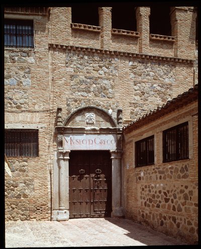 Näkymä taidemaalari Domenikos Theotokopoulos do El Grecon museotalosta tekijältä School Spanish