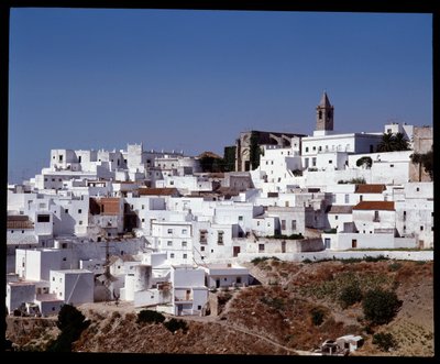 Näkymä Vejer de la Fronteralle, Andalusia, Espanja tekijältä School Spanish