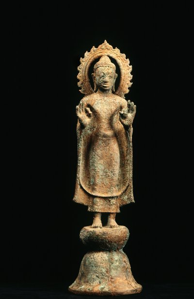 Buddha, Dvaravati-kausi (pronssi) tekijältä School Thai