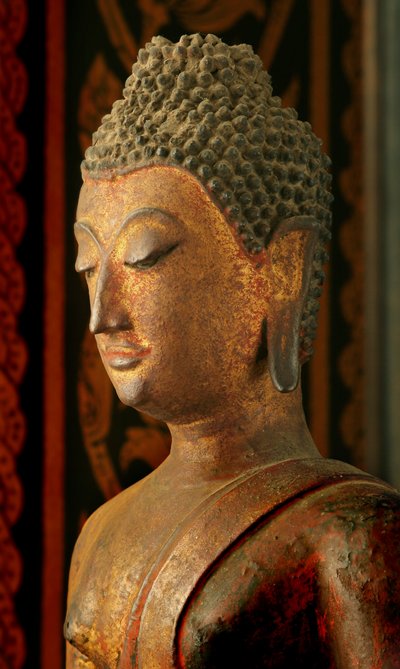 Nurmikko Sukhothai Steel Buddha (pronssi) tekijältä School Thai