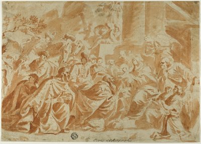 Maagien palvonta tekijältä School of Peter Paul Rubens