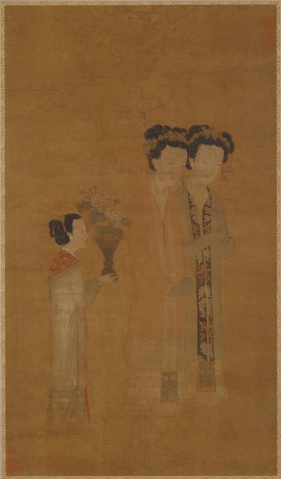 Hovin naiset ja palvelijat, Ming-dynastia, 1500-luku. tekijältä School of Tang Yin