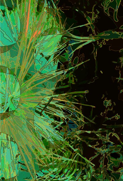 Artichoke_abst_vert2 (digitaalinen) tekijältä Scott J. Davis