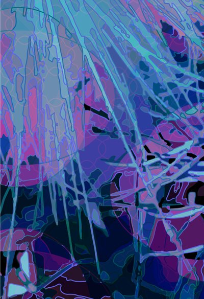 Artichoke_abst_vert3a (digitaalinen) tekijältä Scott J. Davis
