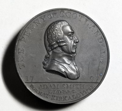 Scottish Penny muistelee Adam Smithiä (kääntöpuoli), 1797 (kupari) (kääntöpuoli, katso XJF448270) tekijältä Scottish School