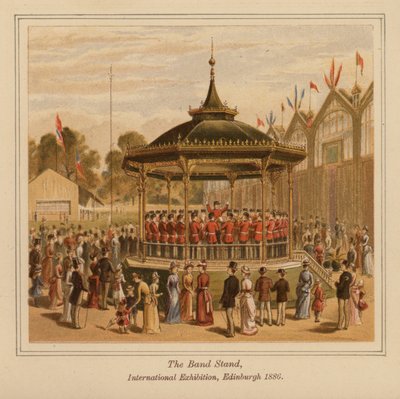 The Band Stand, Kansainvälinen näyttely, Edinburgh tekijältä Scottish School