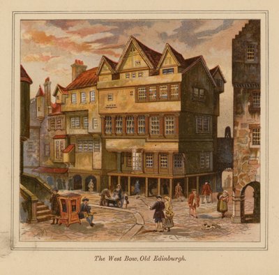 The West Bow, Old Edinburgh (värilitra) tekijältä Scottish School