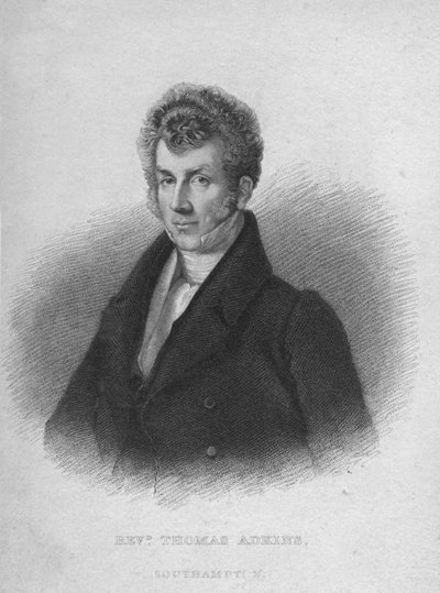 "Pastari Thomas Adkins", 1830 tekijältä Sears and Co Fenner