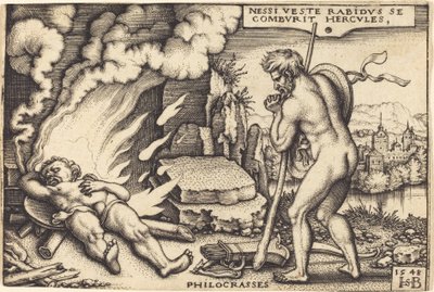 Herculesin kuolema tekijältä Sebald Beham