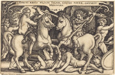Hercules ja Iole tekijältä Sebald Beham