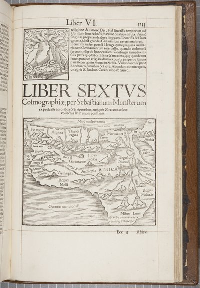 Cosmographia, Col 1113, 1544 tekijältä Sebastian Munster
