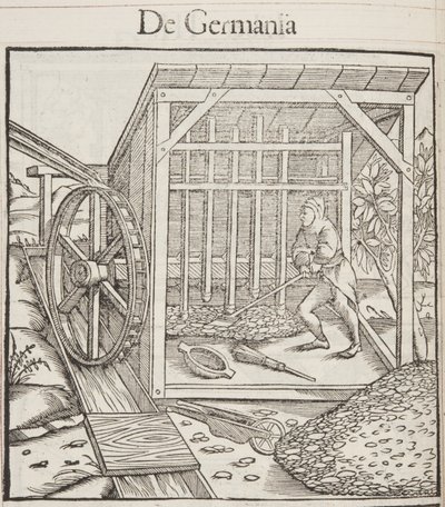 Cosmographia, yksityiskohta Fol 43:sta tekijältä Sebastian Munster
