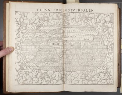 Maapallo, Cosmographia, 1544 tekijältä Sebastian Munster