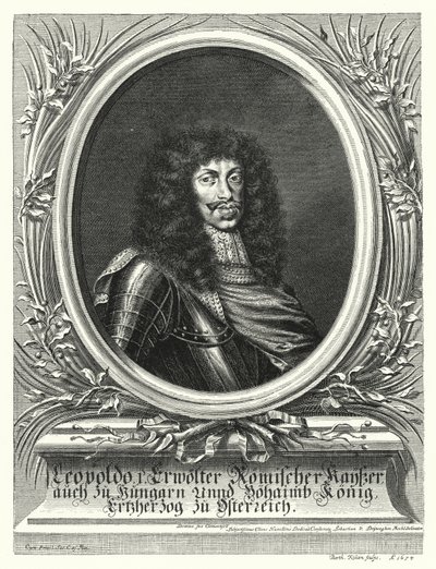 Leopold I, Pyhän Rooman keisari (kaiverrus) tekijältä Sebastian van (after) Dryweghen