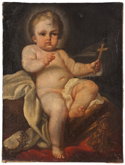 Das Christkind mit einem Kreuz tekijältä Sebastiano Conca
