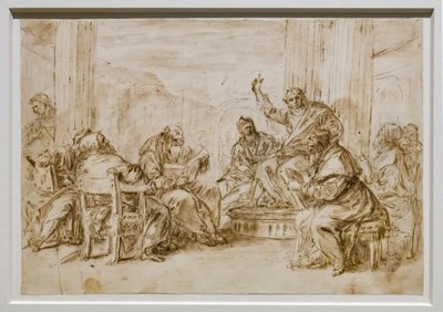 Kristus lääkäreiden joukossa tekijältä Sebastiano Ricci