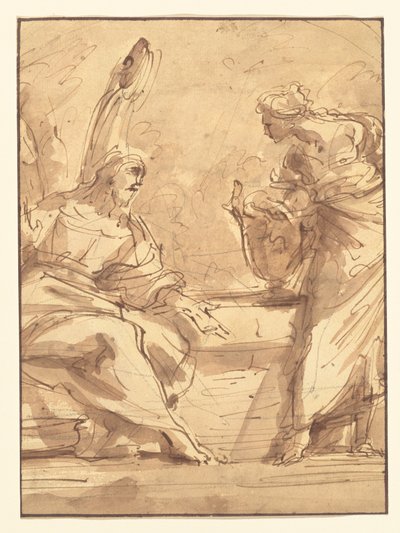 Christus und die Samariterin tekijältä Sebastiano Ricci