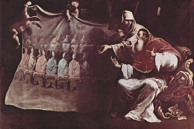 Paavi Paavali III innoittamana usko ekumeeniseen neuvostoon tekijältä Sebastiano Ricci